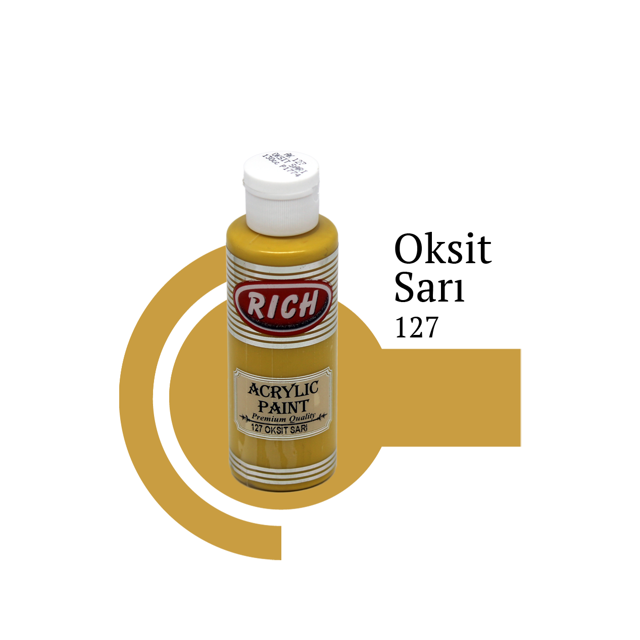 Akrilna boja RICH okside yellow 127