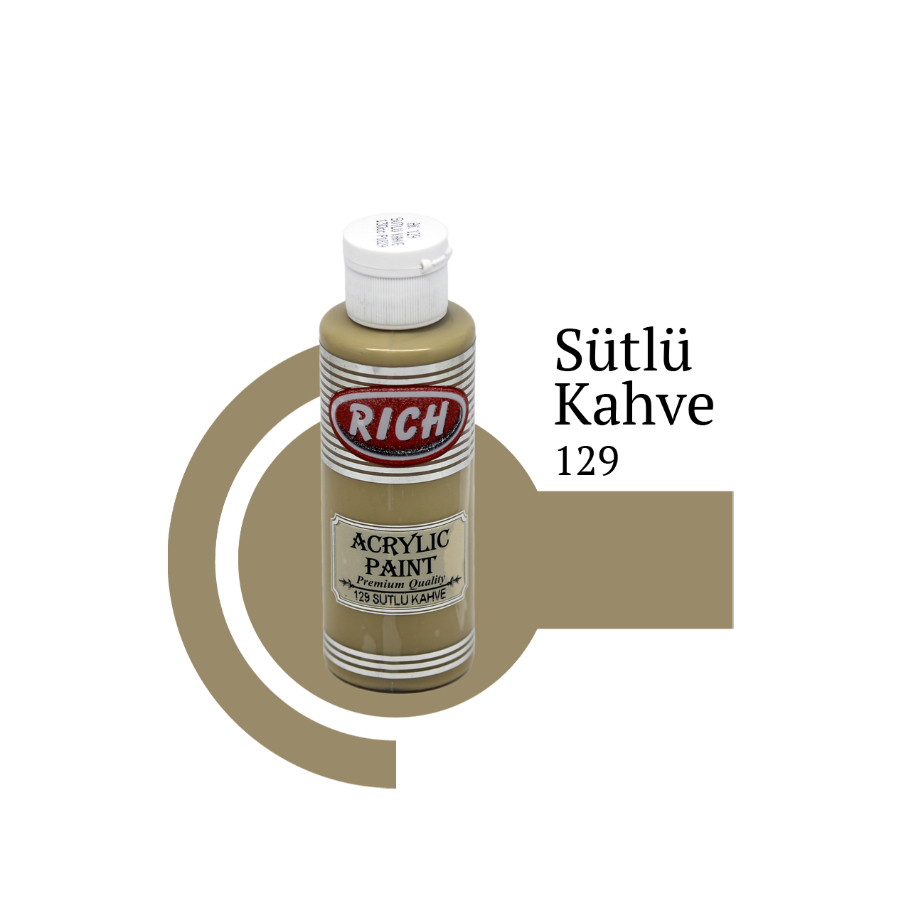 Akrilna boja RICH milk coffe 129