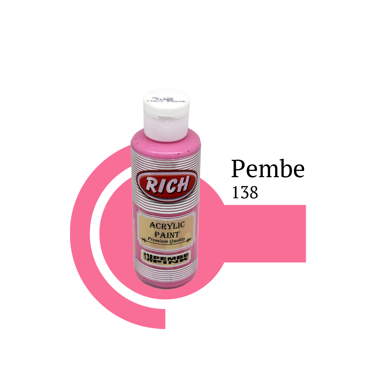 Akrilna boja RICH pink 138