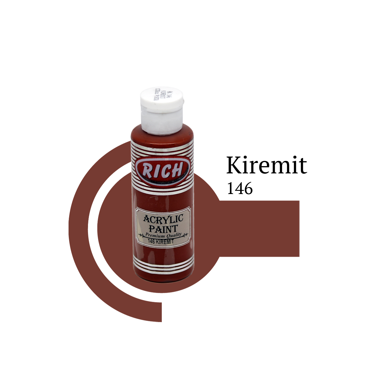 Akrilna boja RICH tile red 146