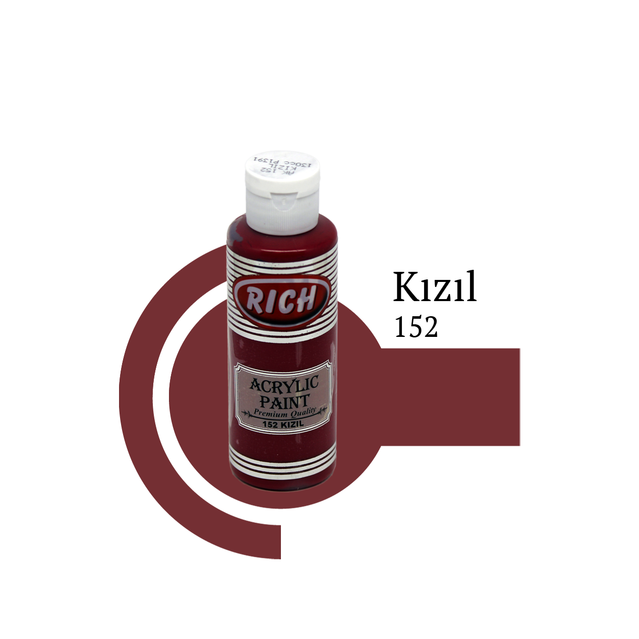 Akrilna boja RICH rusty red 152