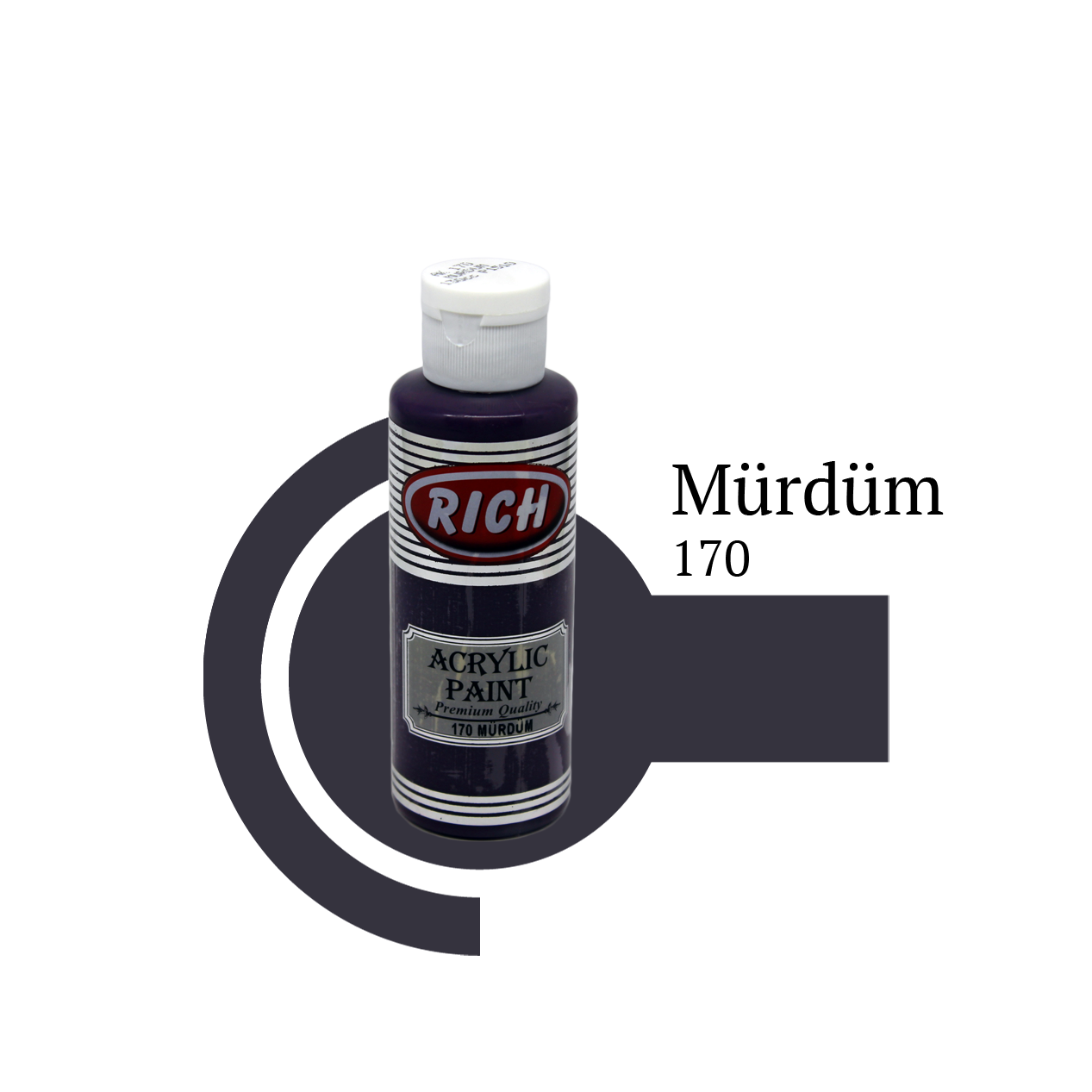 Akrilna boja RICH plum 170