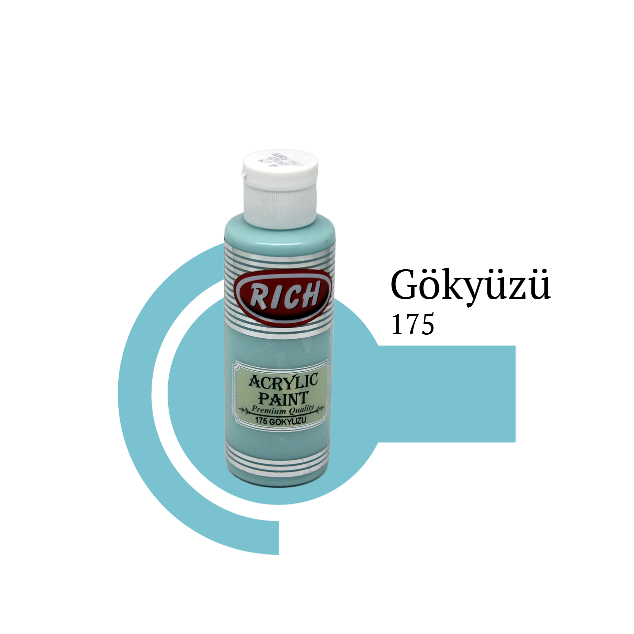 Akrilna boja RICH sky blue 175