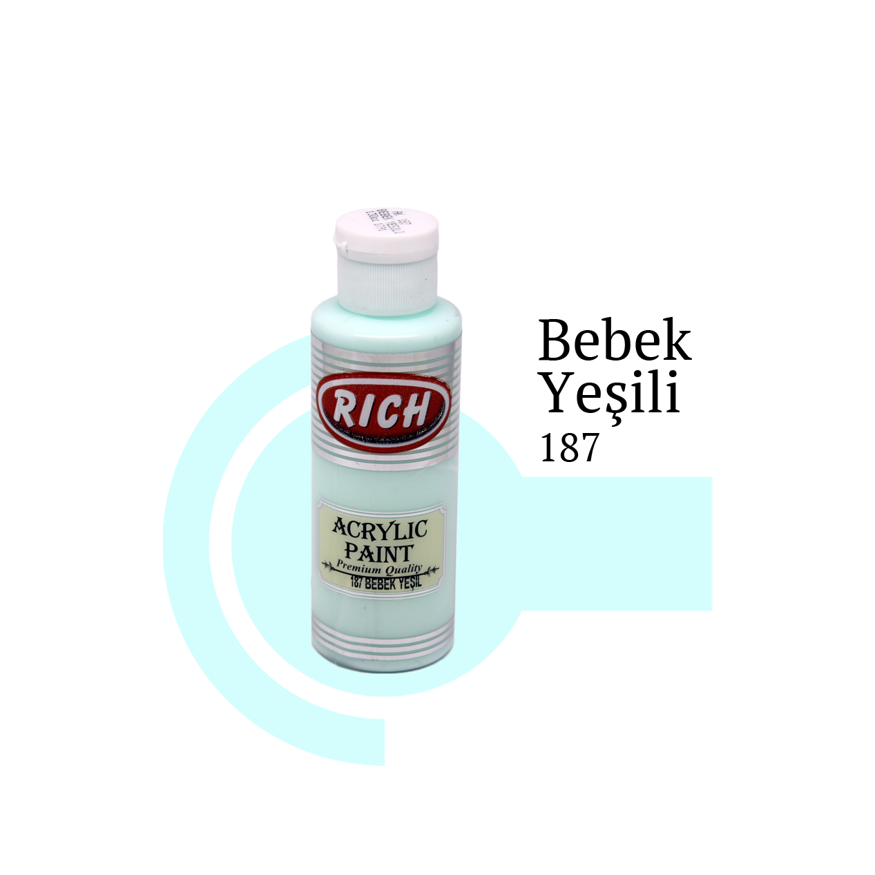 Akrilna boja RICH baby green 187