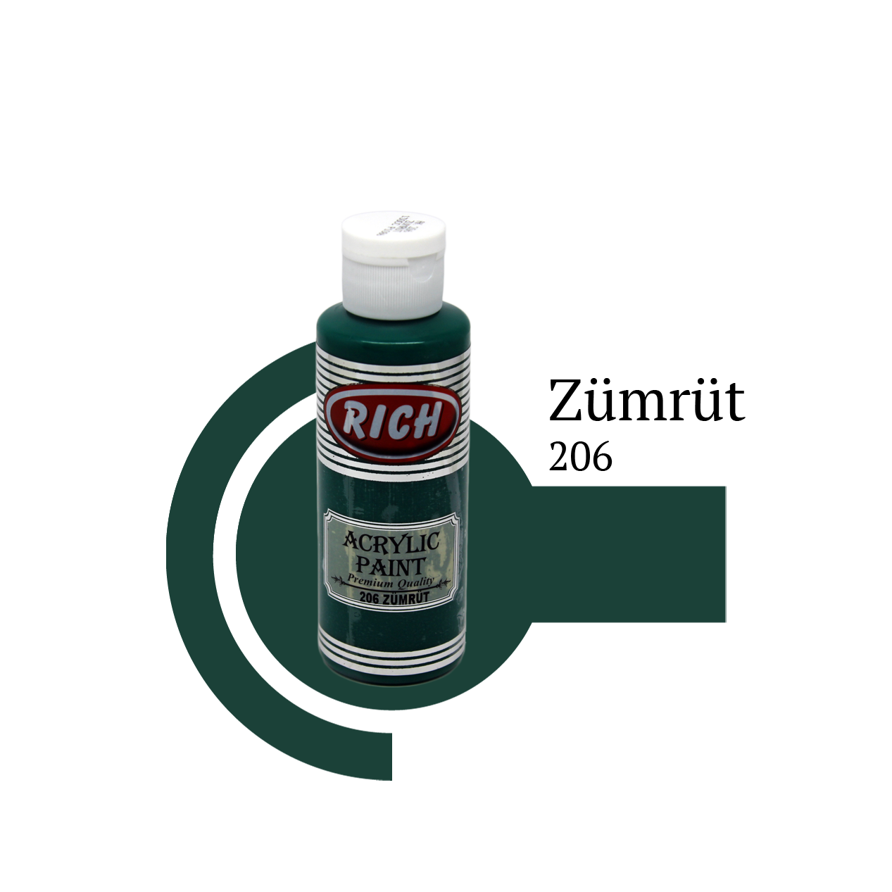 Akrilna boja RICH emerald green 206