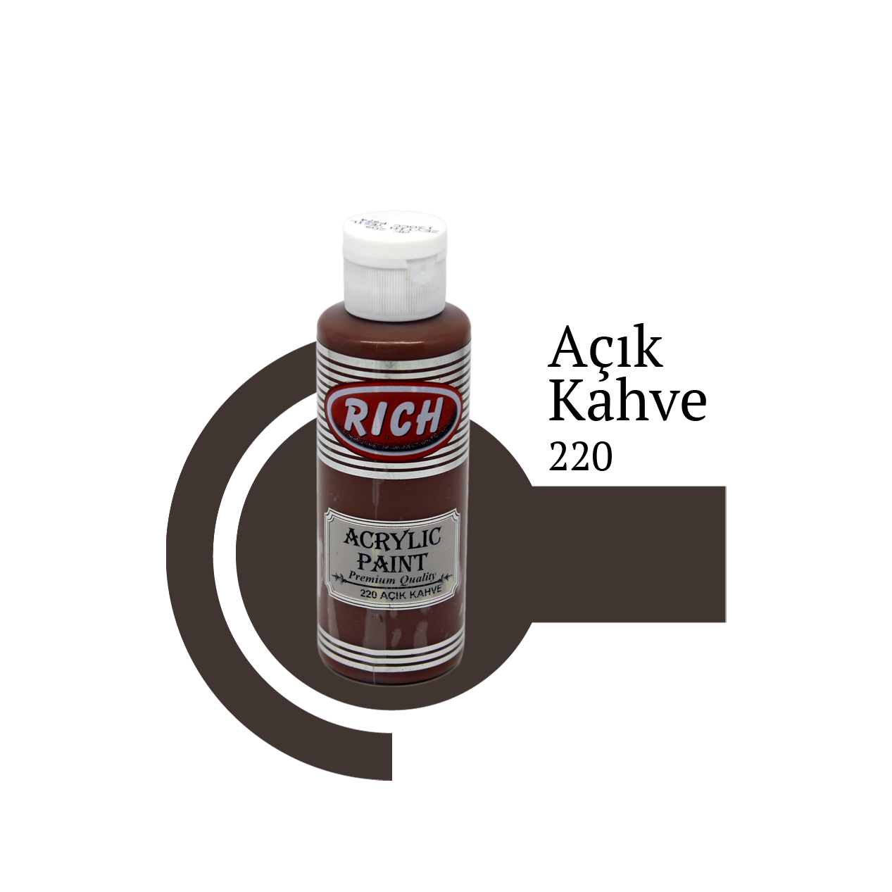 Akrilna boja RICH light brown 220