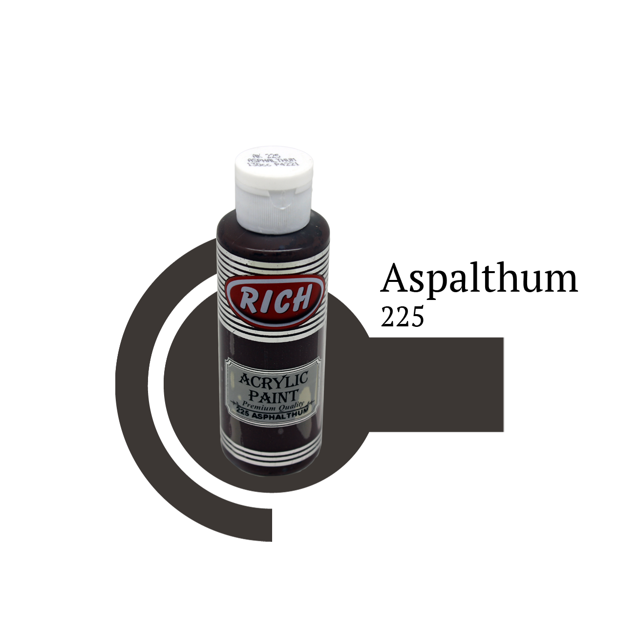 Akrilna boja RICH asphaltum 225