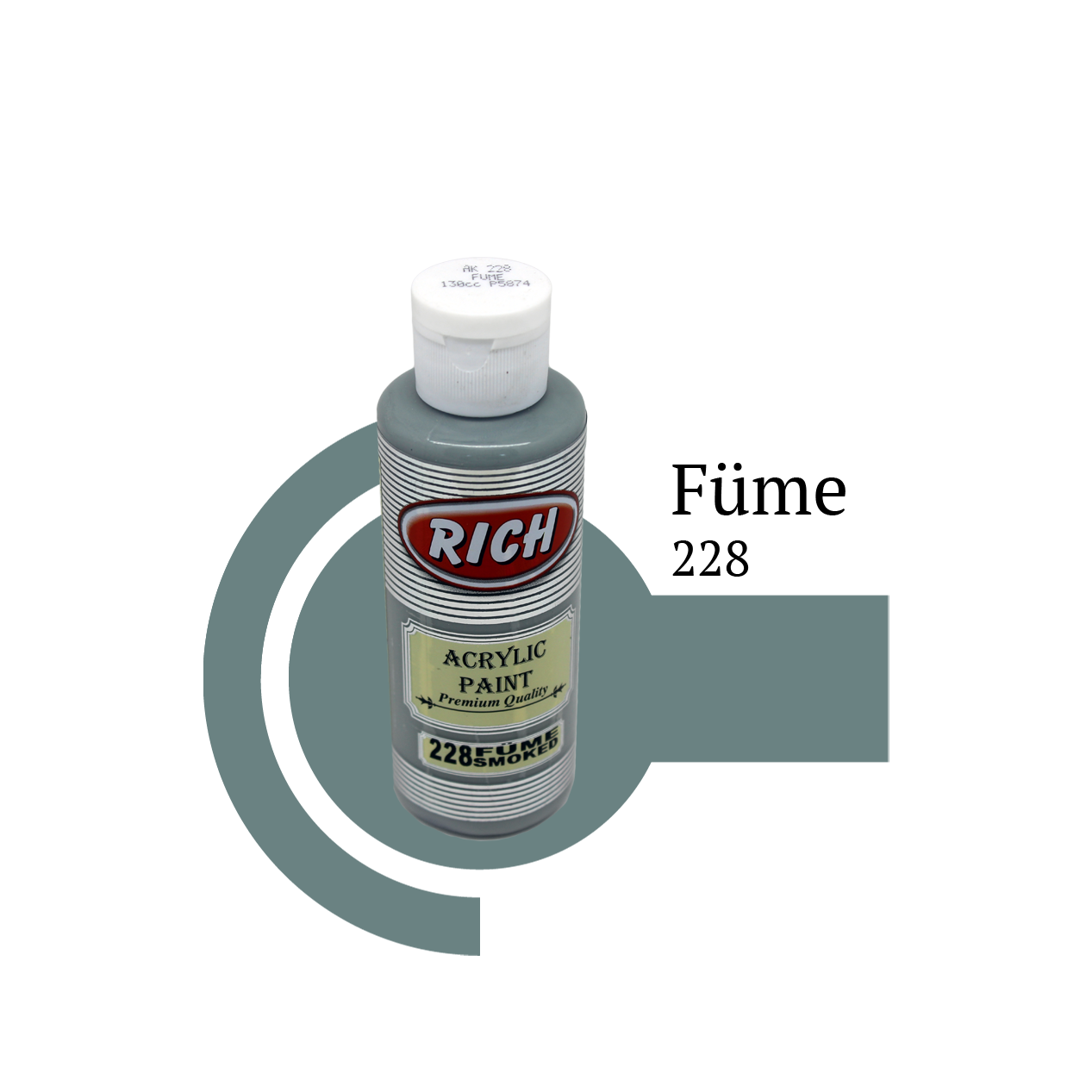 Akrilna boja RICH smoked 228