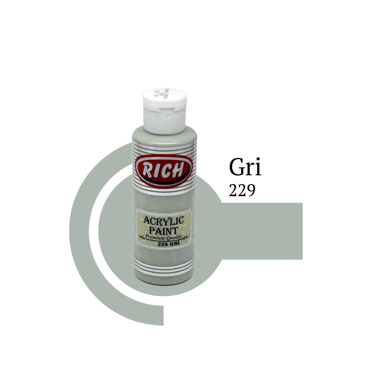 Akrilna boja RICH gray 229