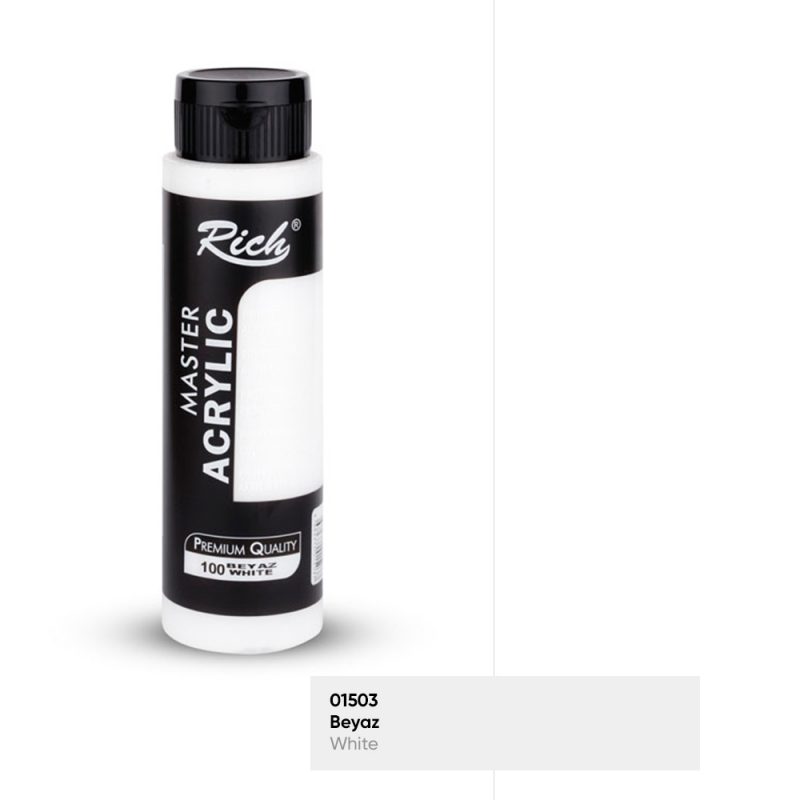 Akrilna boja RICH white 100