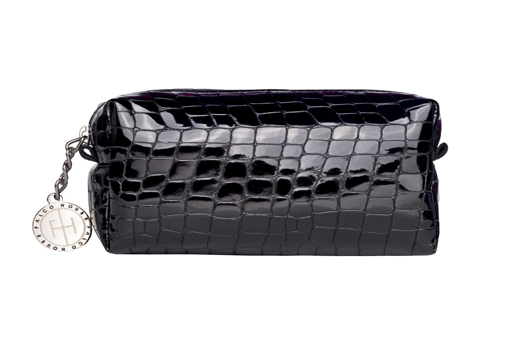 Falco ženski neseser - Crna kroko lak 7113-11