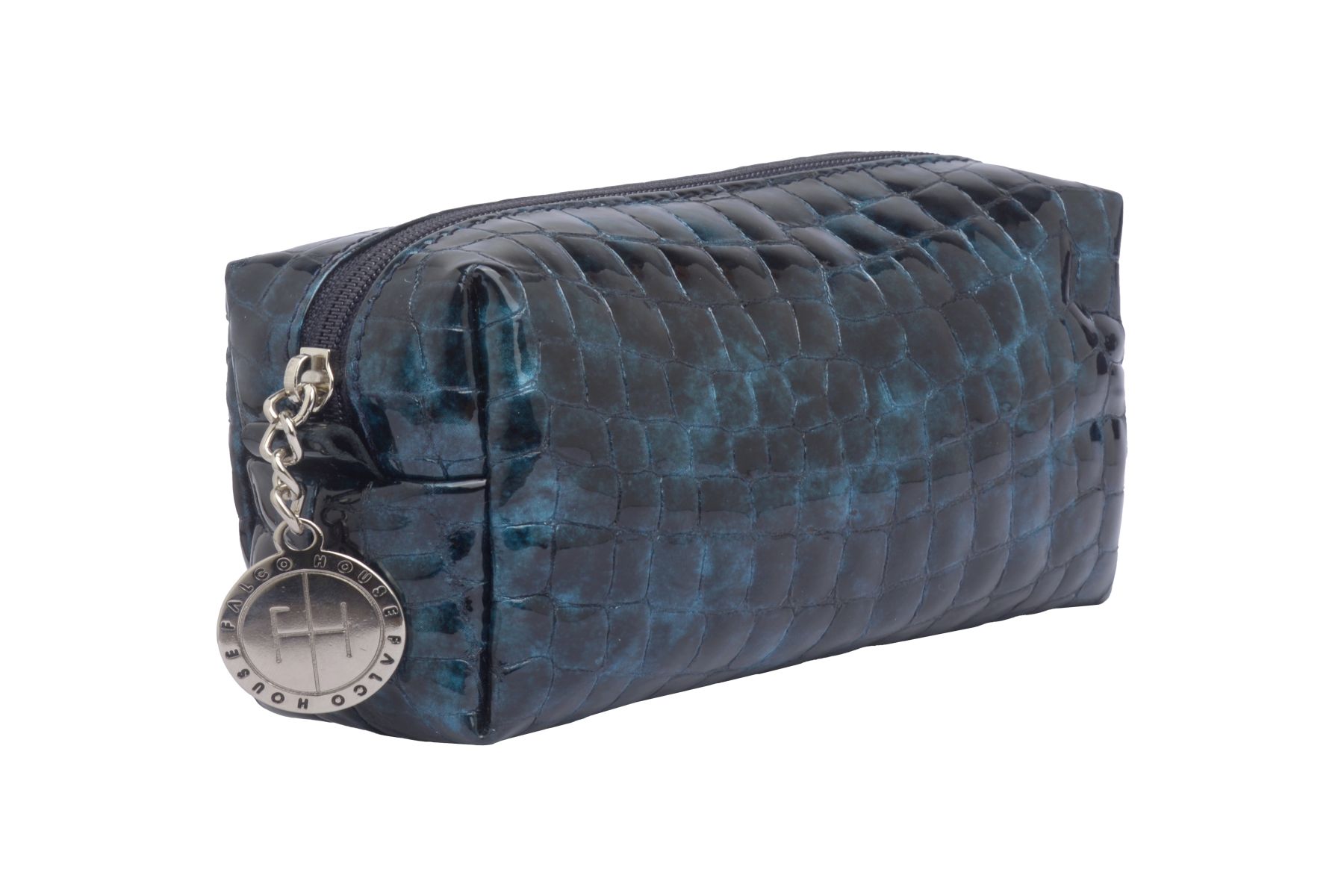 Falco ženski neseser - Plava kroko lak 7113-31