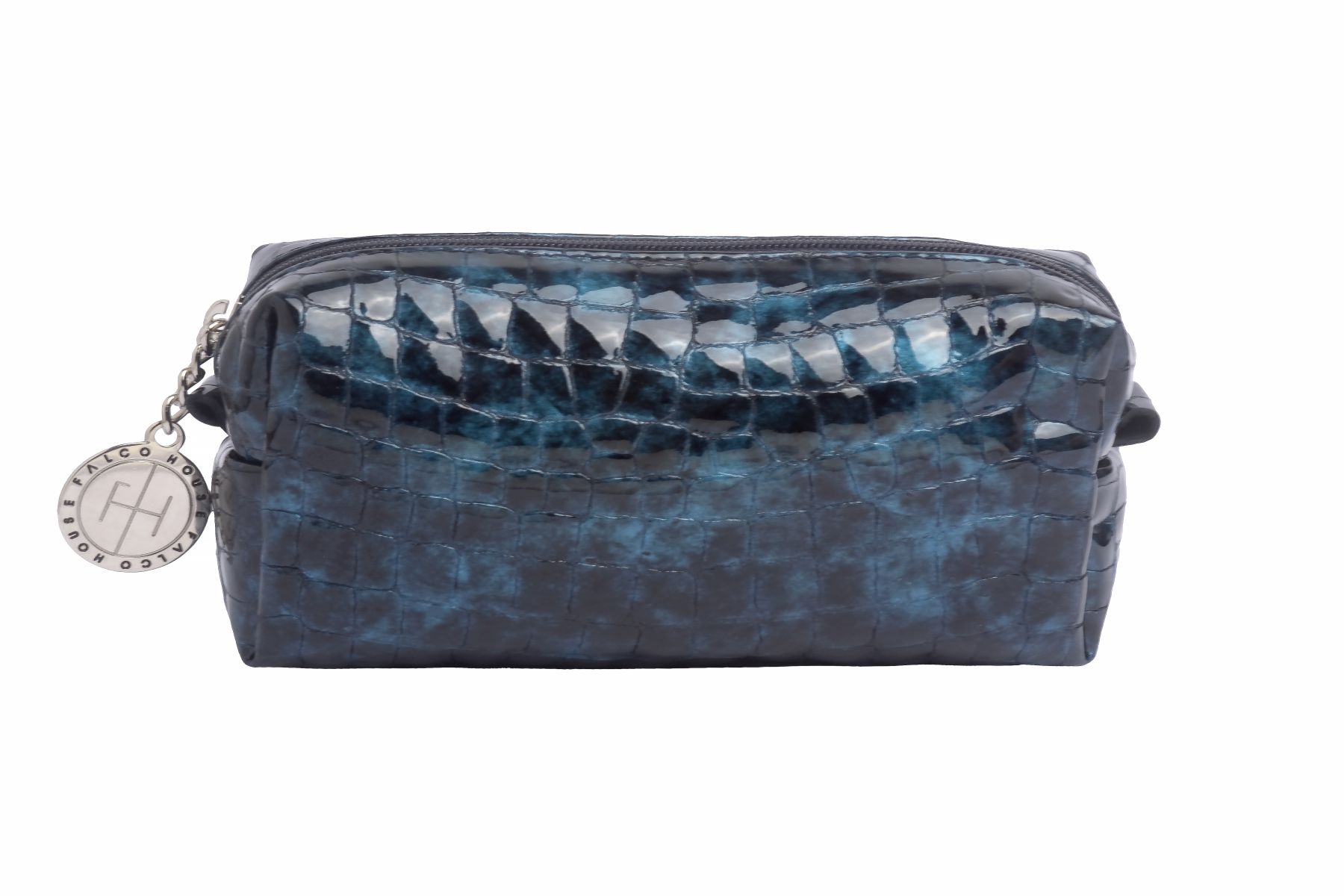 Falco ženski neseser - Plava kroko lak 7113-31