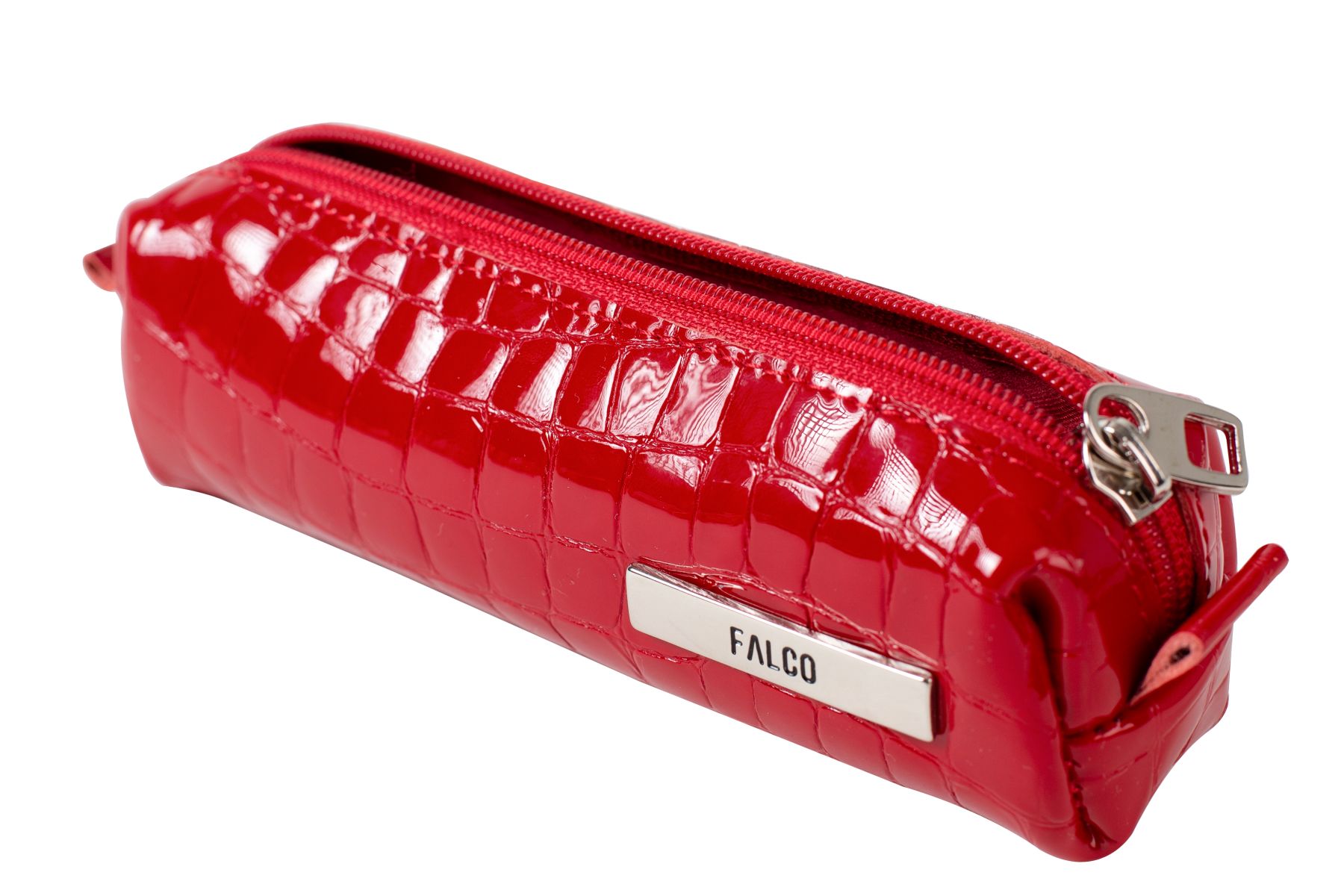 Falco ženska futrola za olovke  - Crvena kroko lak 3207-42
