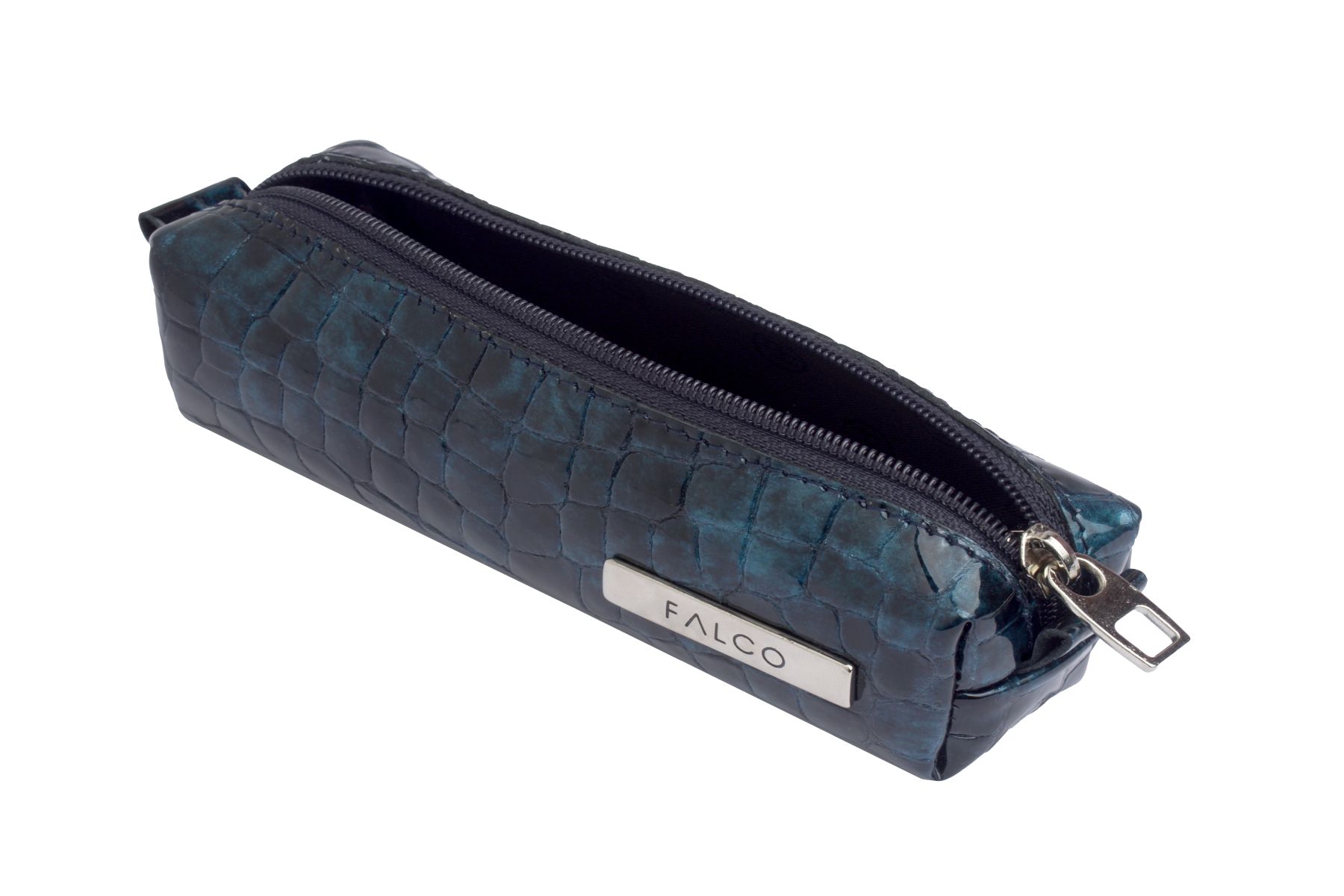 Falco ženska futrola za olovke  - Plava kroko lak 3207-31