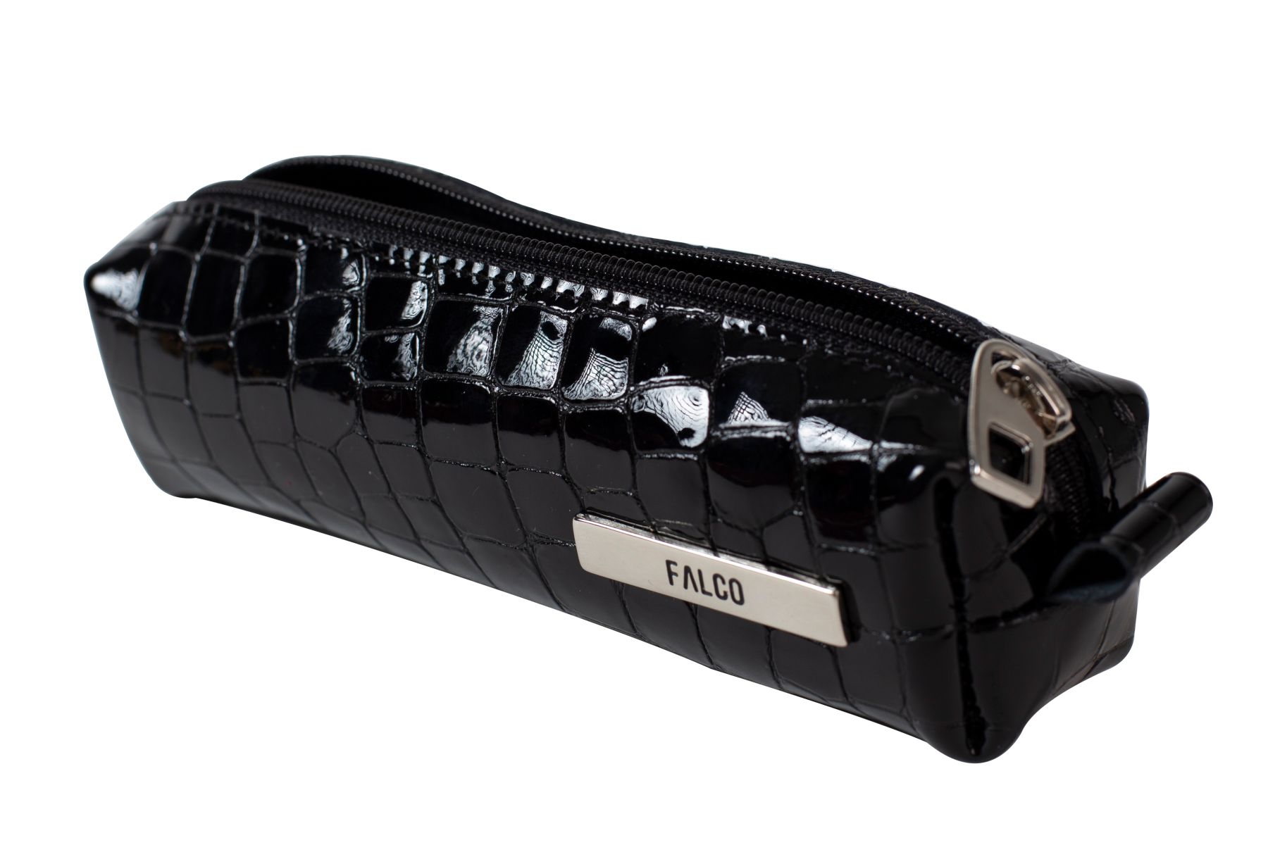 Falco ženska futrola za olovke  - Crna  kroko lak 3207-11