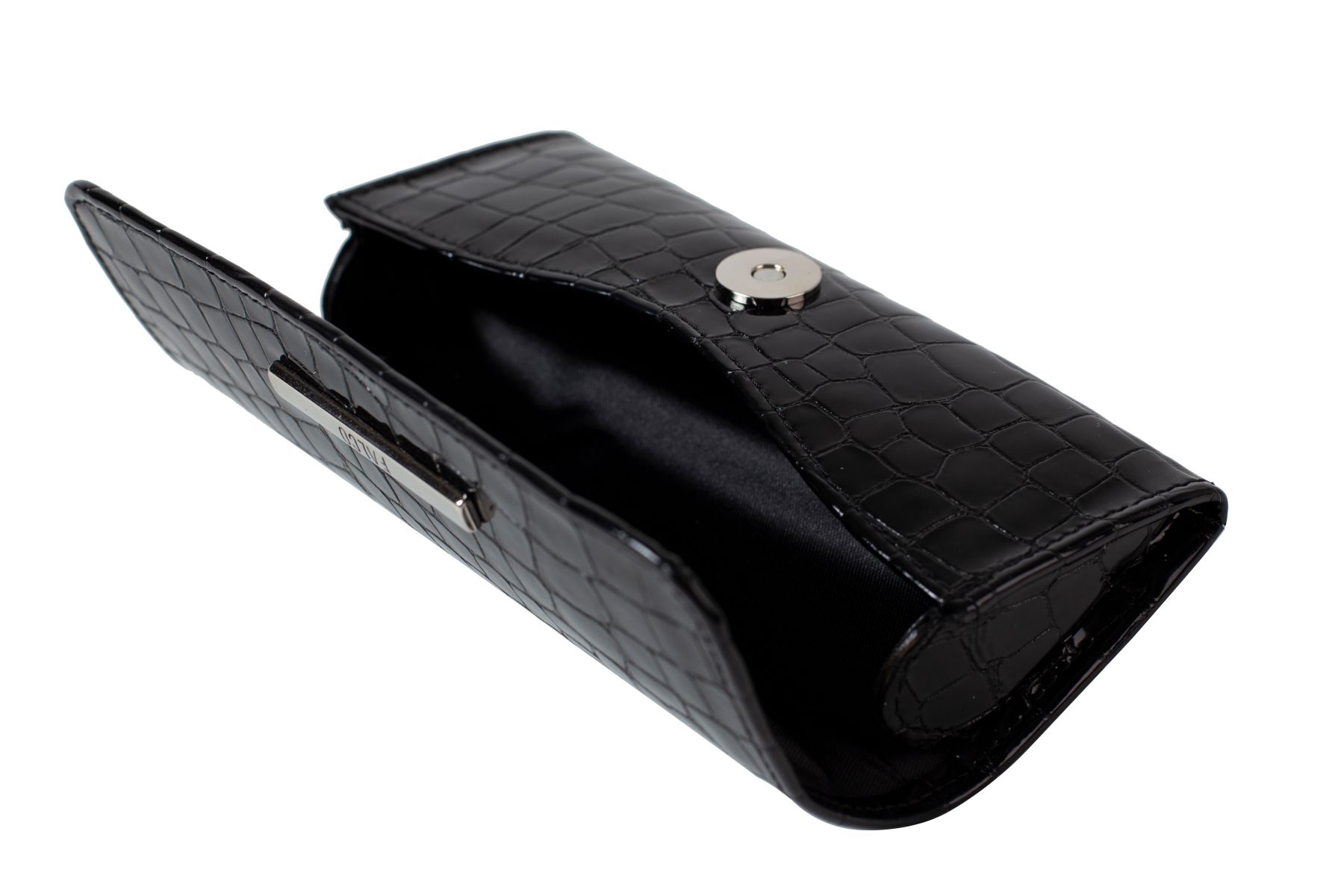 Falco ženska futrola za naočare -Crna kroko lak 3005-11