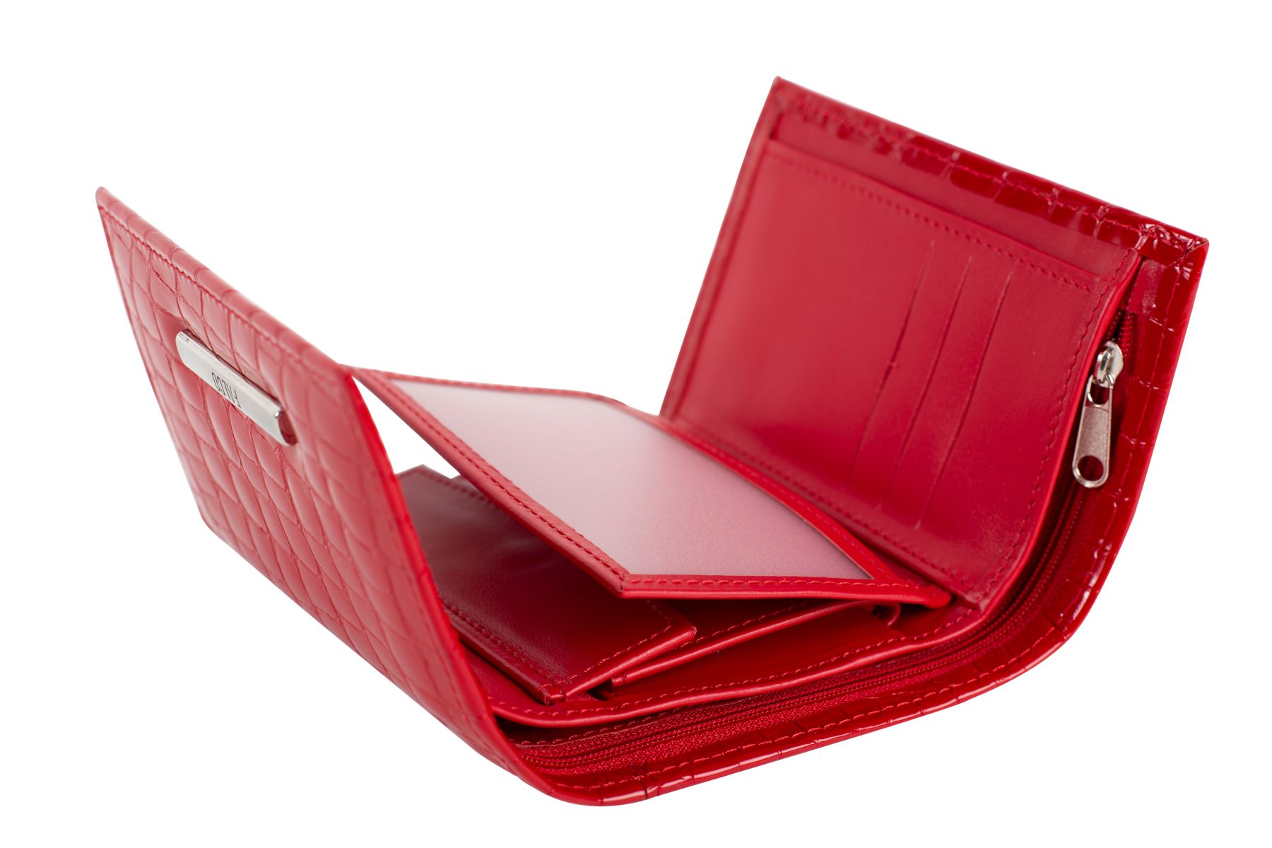 Falco ženski novčanik- Crvena kroko lak 1532-42