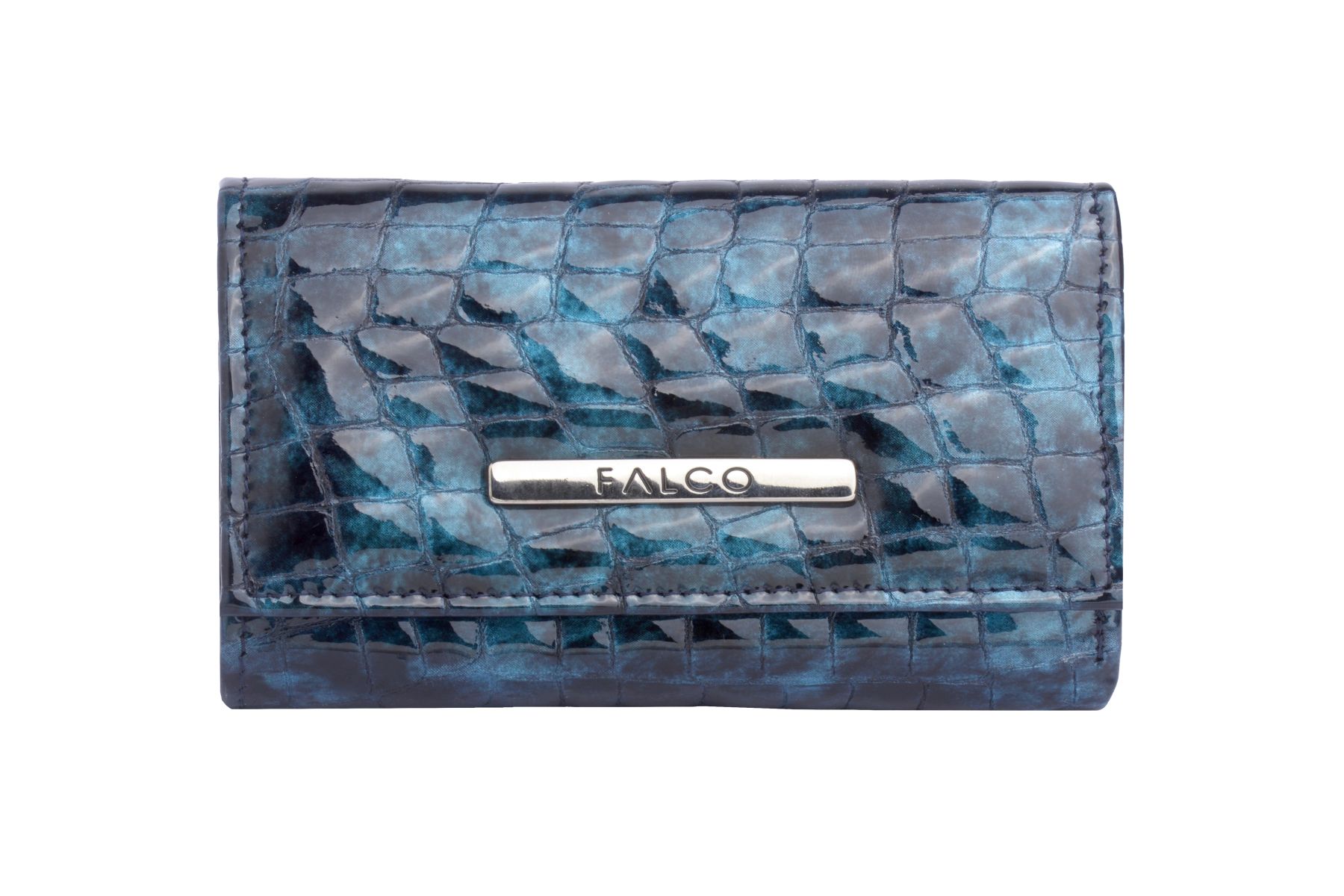 Falco ženski novčanik- Teget kroko lak 1532-31
